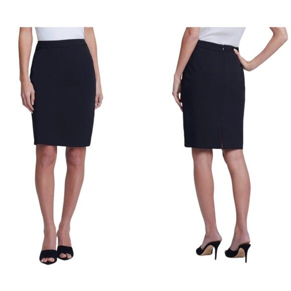 L'Agence Olyvia Pencil Skirt Black Size 6 NWOT $440 MSRP - Picture 1 of 7